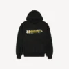Sudadera con capucha de corte medio «Messy Spray» para hombre, en negro Sudadera con capucha de corte medio «Messy Spray» para hombre, en negro
