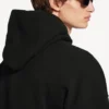 Sudadera con capucha de corte medio «Messy Spray» para hombre, en negro Sudadera con capucha de corte medio «Messy Spray» para hombre, en negro