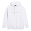 Sudadera con capucha de corte medio y estampado del logotipo de Copyright «White» 578135TIV559152