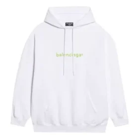 Sudadera con capucha de corte medio y estampado del logotipo de Copyright «White» 578135TIV559152