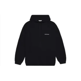 Sudadera con capucha de felpa negra 641529TJVE51000