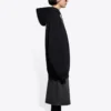 Sudadera con capucha de felpa negra 641529TJVE51000
