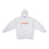 Sudadera con capucha de Metallica de corte oversize «Dirty White Orange» 697879TMV890901
