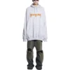 Sudadera con capucha de Metallica de corte oversize «Dirty White Orange» 697879TMV890901