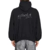 Sudadera con capucha de Political Campaign dibujada a mano «Negro» 739024TNVE91197