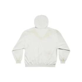 Sudadera con capucha de Skater oversize «White» 739024TOVN39012