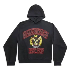 Sudadera con capucha DIY College «Negra» 744463TOVK21055