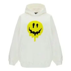 Sudadera con capucha Drip Peace, talla grande, «Blanca» 651799TKVA2863932