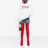 Sudadera con capucha estampada SS21, blanca 578135TJVL69040