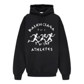 Sudadera con capucha estampada SS21, negra 641529TJVI71070