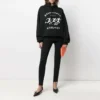 Sudadera con capucha estampada SS21, negra 641529TJVI71070