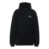 Sudadera con capucha extragrande bordada con motivos de Political Campaign «Negro» 620973TKVI91070