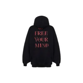 Sudadera con capucha «Free Your Mind» «Negro» 641529TJU791000