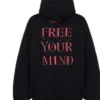 Sudadera con capucha «Free Your Mind» «Negro» 641529TJU791000