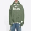 Sudadera con capucha «Green» de Caps Destroyed 659403TKVB63011