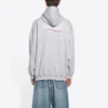 Sudadera con capucha «Grey» de Political Campaign, corte medio 600583TKVI91379