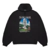 Sudadera con capucha holgada «Landscape» de Balenciaga para hombre, negra 641679TJVH91000