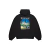 Sudadera con capucha holgada «Landscape» de Balenciaga para hombre, negra 641679TJVH91000