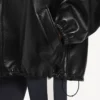 Sudadera con capucha holgada para mujer en negro Sudadera con capucha holgada para mujer en negro