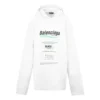 Sudadera con capucha holgada «White» 661711TKVF99085