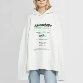Sudadera con capucha holgada «White» 661711TKVF99085 Sudadera con capucha holgada «White» 661711TKVF99085