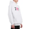 Sudadera con capucha «I Love U» «Blanca» 570811TJVL69040