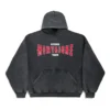 Sudadera con capucha Montaigne, corte amplio, «Black Faded» 803265TRVN21048