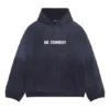 Sudadera con capucha «Navy Blue» de corte amplio 674986TLVG43967