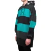 Sudadera con capucha oversize a rayas «Green Black» 556137TDV325567