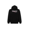 Sudadera con capucha oversize bordada de Political Campaign «Black White» 620947TKVI91070