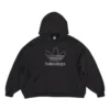 Sudadera con capucha oversize con logotipo de Balenciaga x adidas «Negro y blanco» 712396TNVA91070