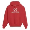 Sudadera con capucha oversize de algodón con logotipo BB «Roja» 547765TCV316400
