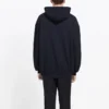 Sudadera con capucha oversize de punto entrelazado «Black Yellow» 578138TEV191361