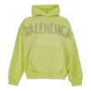 Sudadera con capucha oversize y bolsillos rasgados Tape Type «Amarillo fluorescente» 744441TOVB17204