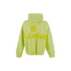 Sudadera con capucha oversize y bolsillos rasgados Tape Type «Amarillo fluorescente» 744441TOVB17204