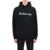 Sudadera con capucha oversize y logotipo en letra cursiva «Black White» 674986TMVB51070