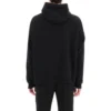 Sudadera con capucha oversize y logotipo en letra cursiva «Black White» 674986TMVB51070