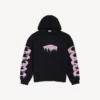 Sudadera con capucha para hombre «Wet Brush» de corte medio en color negro Sudadera con capucha para hombre «Wet Brush» de corte medio en color negro