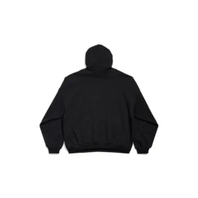 Sudadera con capucha Paris Strass, corte grande «Negro» 803265TRVL41000