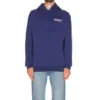 Sudadera con capucha Political Campaign, corte medio «Azul» 600583TKVI91195