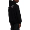 Sudadera con capucha Political Campaign, corte medio «Negro» 600583TKVI91070