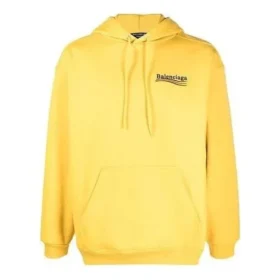 Sudadera con capucha Political Campaign, corte medio «Yellow» 600583TKVI97442