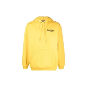 Sudadera con capucha Political Campaign, corte medio «Yellow» 600583TKVI97442