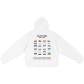Sudadera con capucha Pride, corte holgado «Blanco» 651799TMVO30904