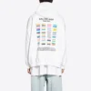 Sudadera con capucha Pride, corte holgado «Blanco» 651799TMVO30904