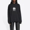 Sudadera con capucha Pride de corte holgado «Negro» 651799TMVO31070