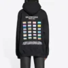 Sudadera con capucha Pride de corte holgado «Negro» 651799TMVO31070