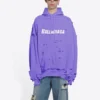 Sudadera con capucha «Purple» de Caps Destroyed 659403TKVB63078