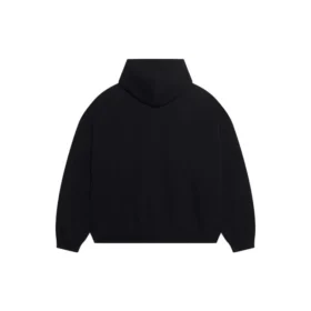 Sudadera con capucha Qixi de corte ancho «Black» 674986TLVC21070