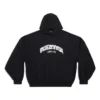 Sudadera con capucha redonda Back Flip oversize «Negro Blanco» 761458TPVG11070